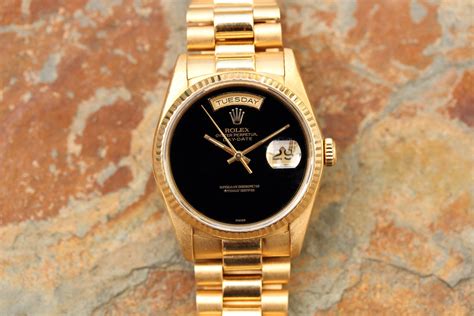 black onyx face rolex|Rolex day date president 18238.